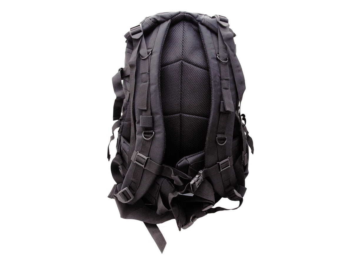Humvee Day Pack Bag nero – tracolla regolabile e tasche