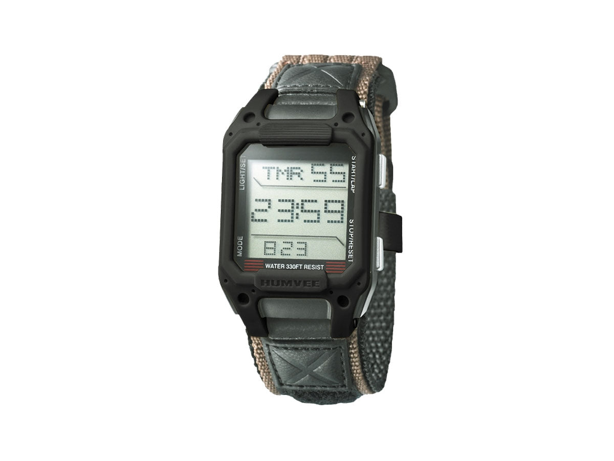 Humvee Recon Watch nero – orologio tattico cassa e cinturino neri