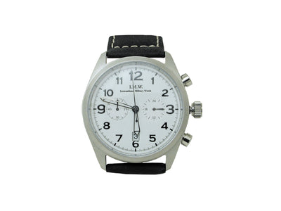 IMW cronografo Fashion bianco 40mm cinturino cuoio 10ATM Citizen OS20