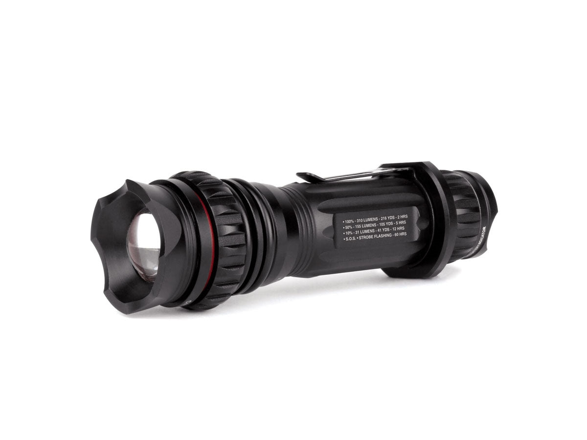 IPROTEC PRO280LIGHT torcia tattica 280 lumen LED con slitta Picatinny