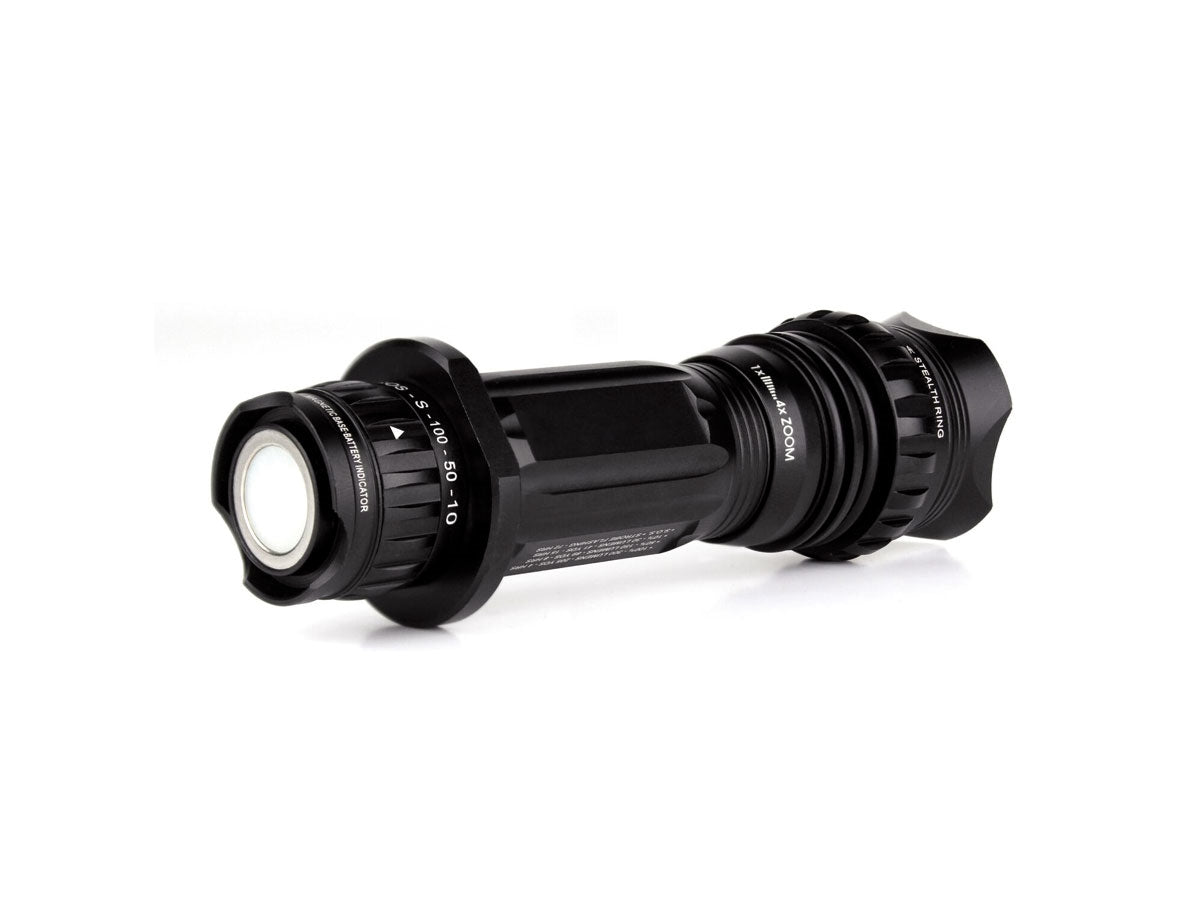 IPROTEC PRO280LIGHT 280 lumen LED - vista laterale con clip