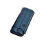 Portasigari Jemar scanalato cuoio blu 110/2 XL per 2 sigari Cohiba Beike, veduta anteriore
