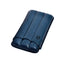 Portasigari Jemar scanalato cuoio blu 110/3 XL per 3 sigari Cohiba Beike, veduta anteriore