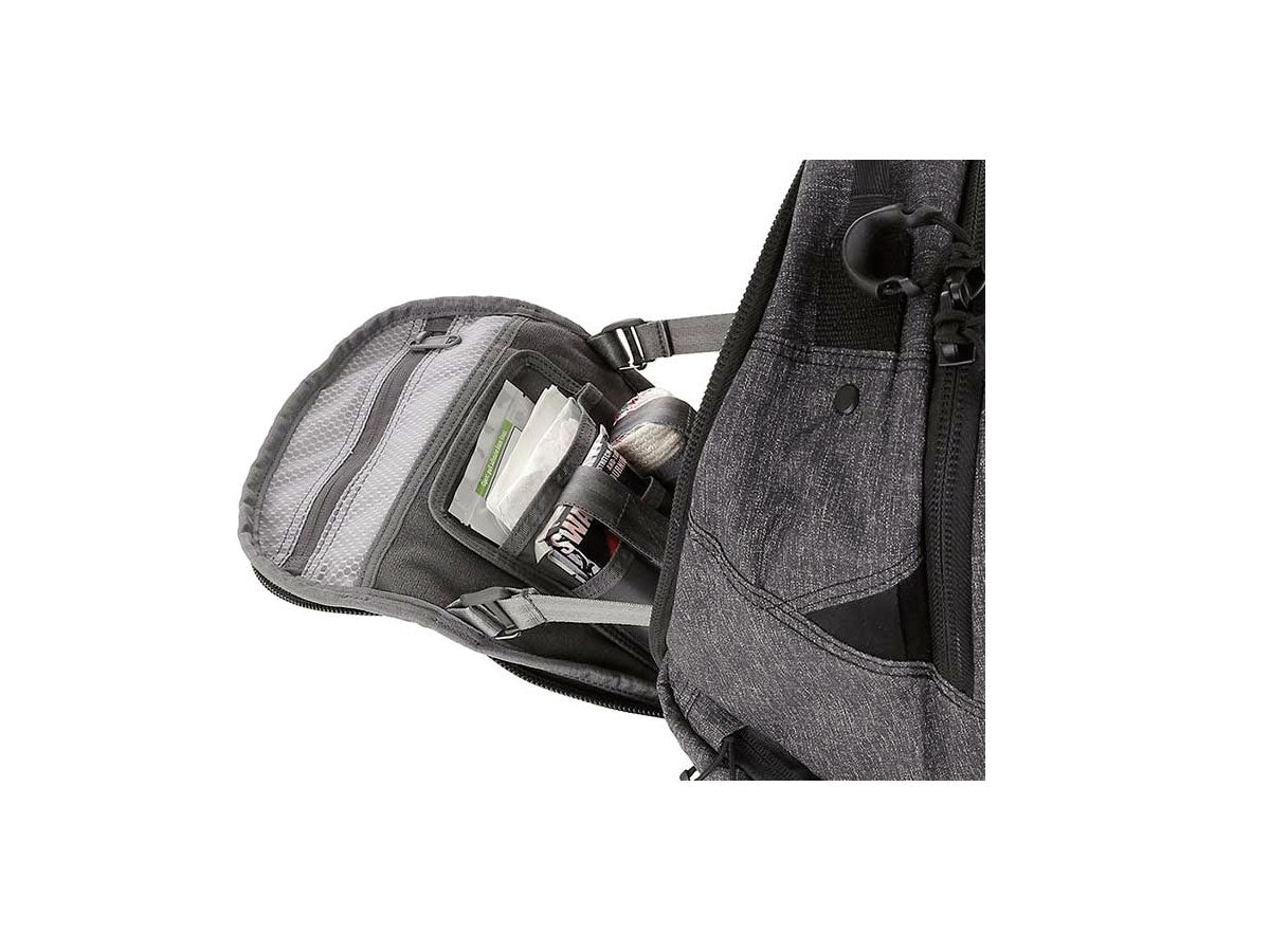 Maxpedition Entity Utility Panel Gray - vista con accessori applicati