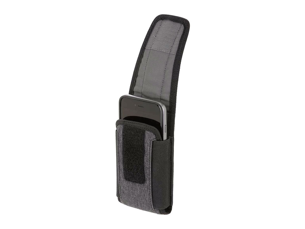Maxpedition Entity Pouch Large Charcoal - dettaglio cerniera e attacco