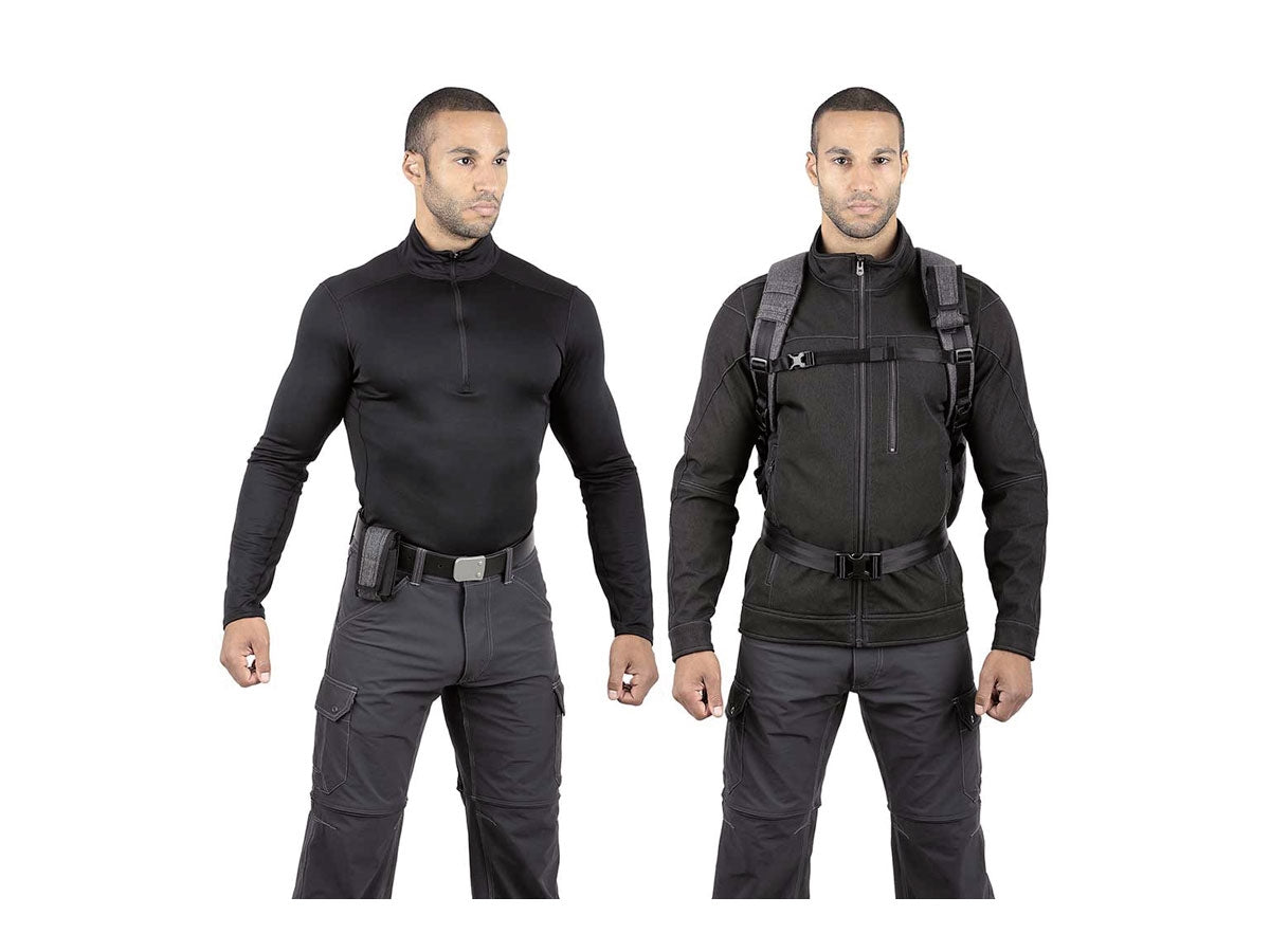 Maxpedition Entity Pouch Small Charcoal - vista laterale