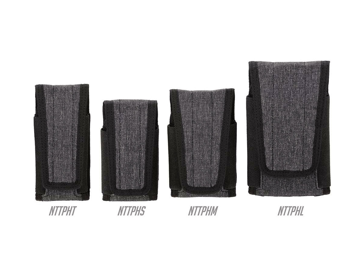 Maxpedition Entity Pouch Small Charcoal - vista posteriore TacTie PJC3