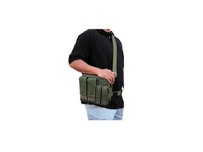 Maxpedition Active Shooter Bag Black - tasche laterali M4/M16 30-rnd e tracolla 139 cm