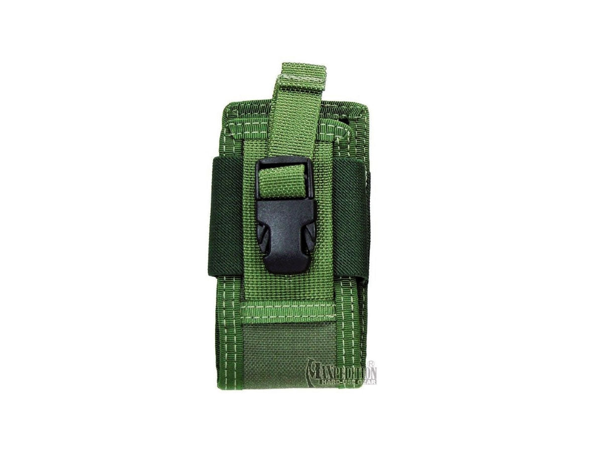 Maxpedition Clip-On 5" Phone Holster Green 12,7x6,4 cm per smartphone GPS fino 5" mod.110