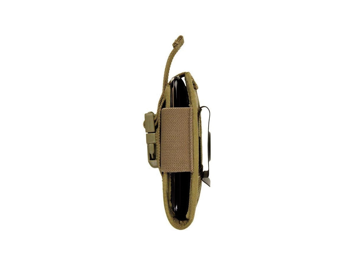 Maxpedition Clip-On 5" Phone Holster Khaki - dettaglio clip