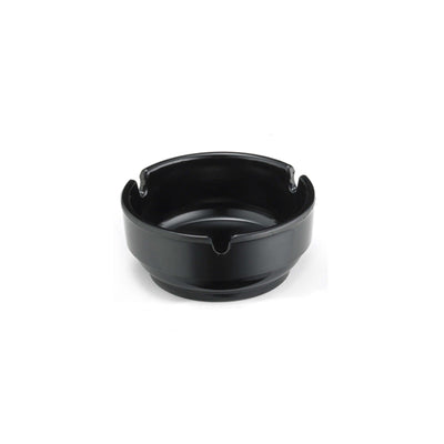 Posacenere in Plastica Nero Ø 8 cm 12 Pezzi
