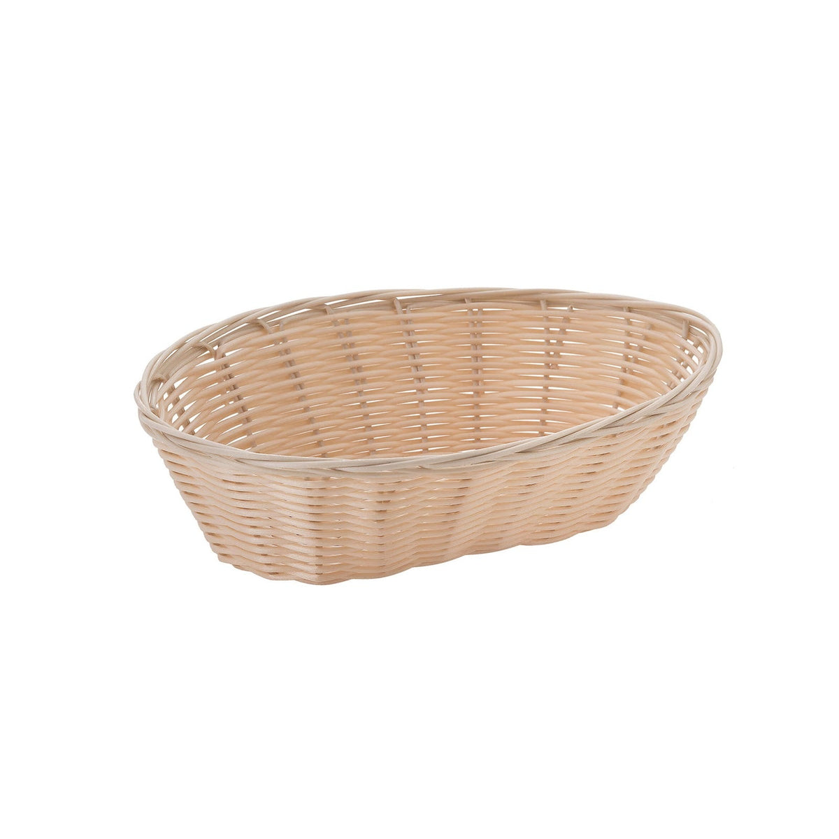 Cestino Pane Ovale in Plastica cm 23x15 12 Pezzi