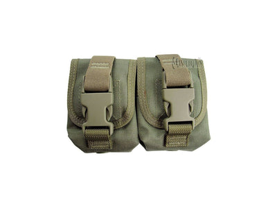 Maxpedition Double Frag Grenade Pouch Khaki mod.1436 granate M67/MK2 TacTie 3"