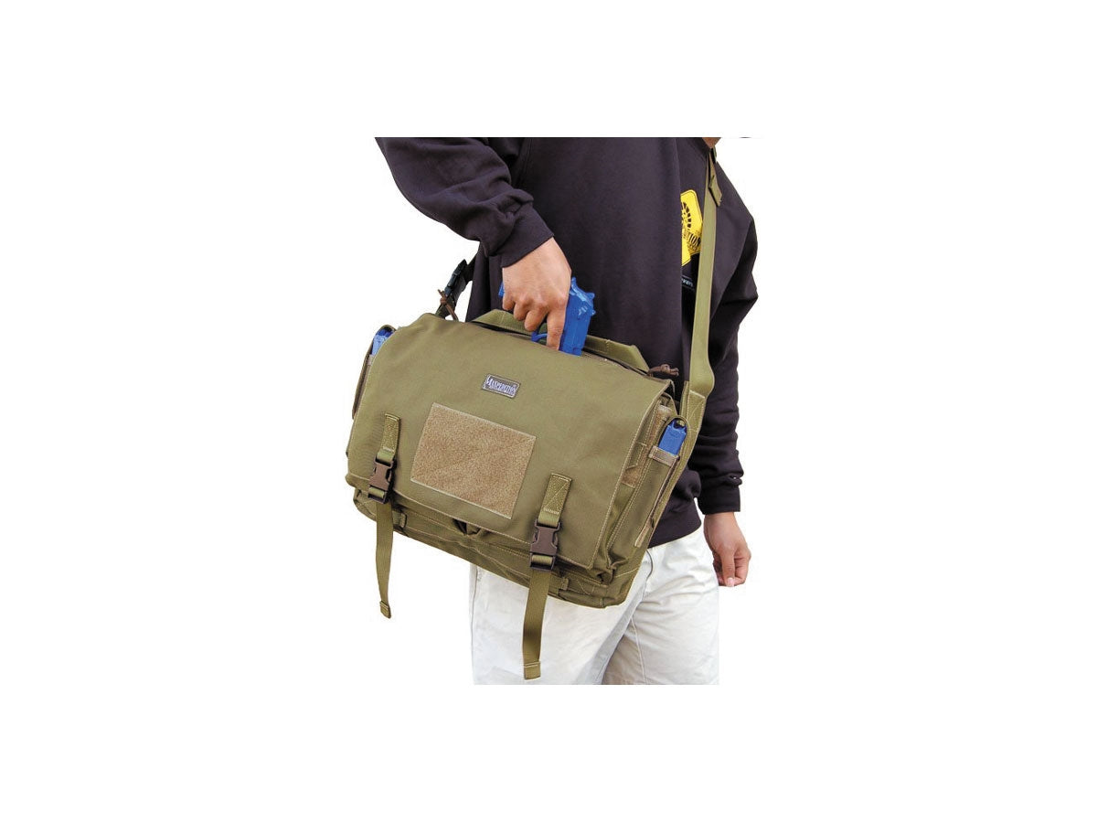 Maxpedition Larkspur Messenger Bag Black - tasche frontali 17,8x3,8x22,9 cm cinghia 172 cm