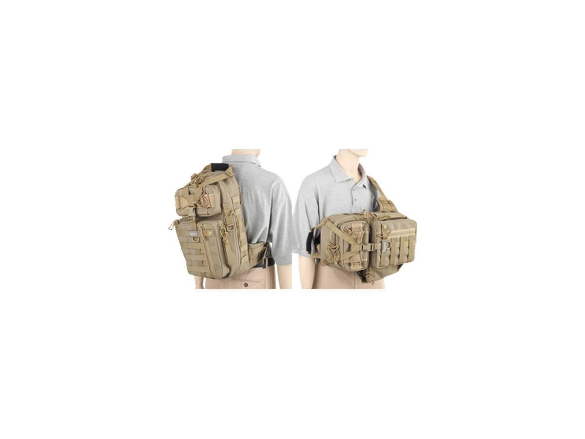 Maxpedition Sitka Gearslinger Foliage Green - tasche frontali e tracolla regolabile