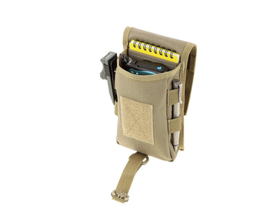 Maxpedition TC-3 Waistpack Khaki - dettaglio tasca e clip cintura