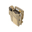 Maxpedition TC-6 Waistpack Khaki - dettaglio tasca laterale e clip cintura