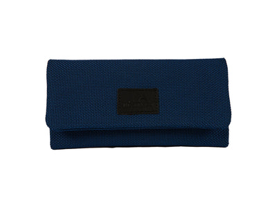 Borsa portatabacco Mestango Dots 1011 in pelle blu