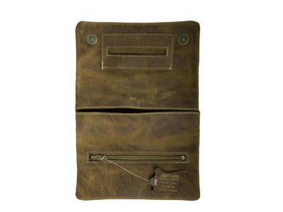 Borsa portatabacco Mestango Shadows 2015 oliva - vista laterale