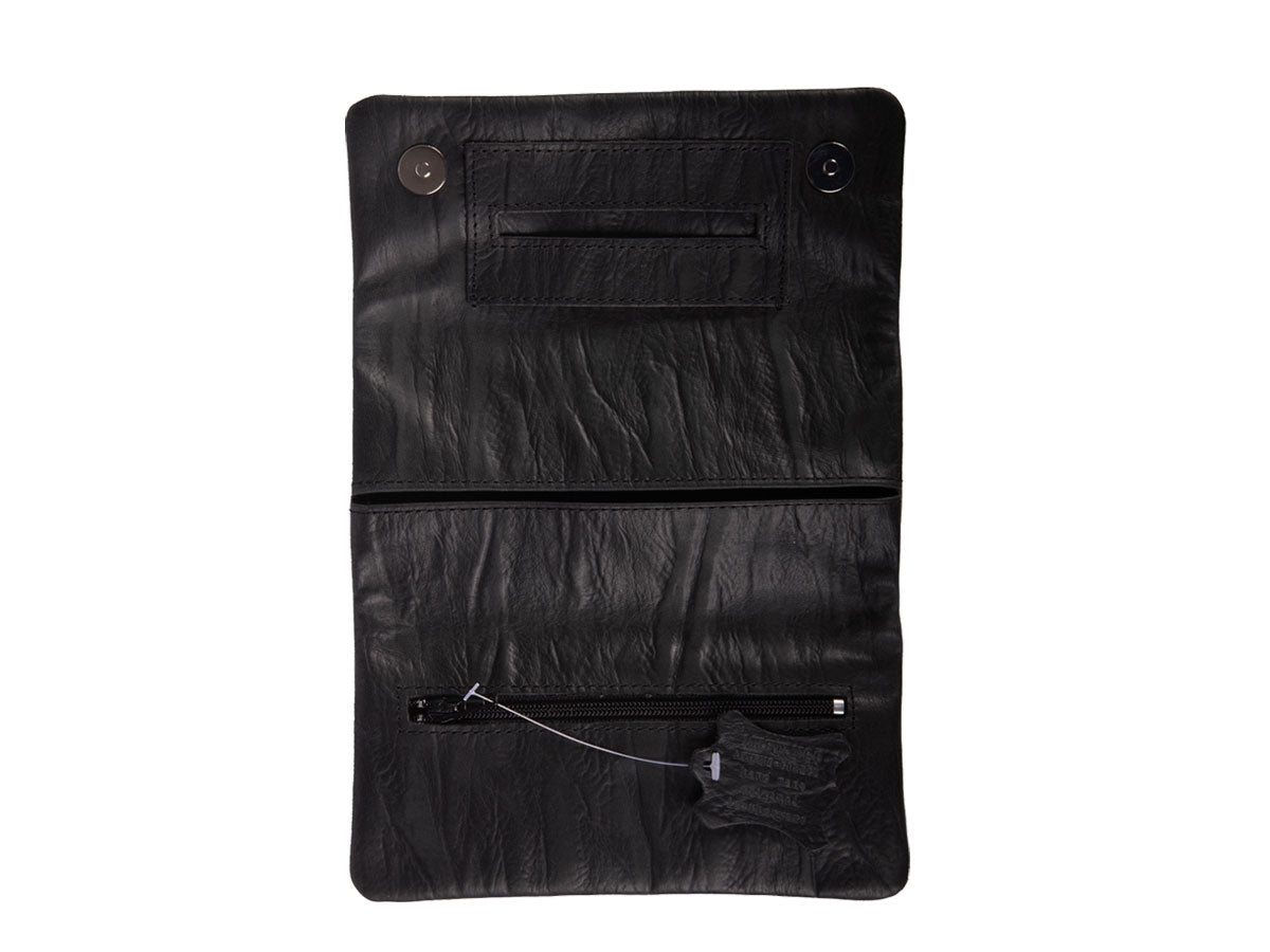 Borsa portatabacco Mestango Waves 2013 nera - vista laterale