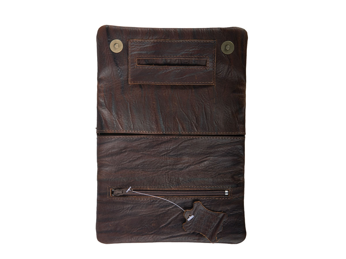 Borsa portatabacco Mestango Waves 2013 marrone - vista laterale