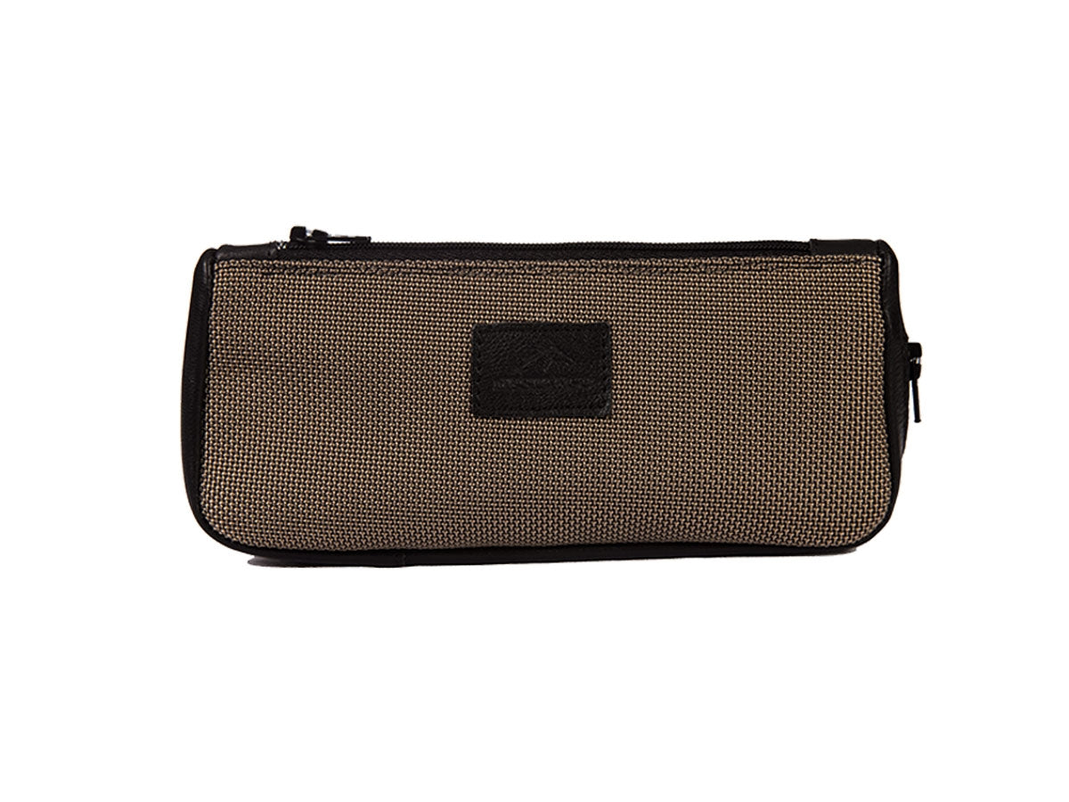 Custodia singola Mestango Dots 9010 in pelle marrone per pipa e tabacco