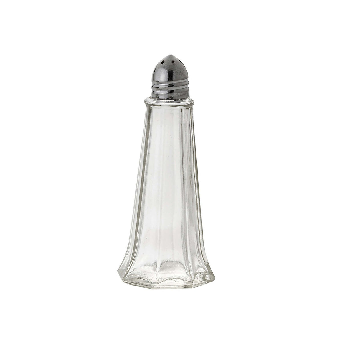 Spargisale e Spargipepe Eiffel in Vetro con Capsula Inox 57 g 24 Pezzi