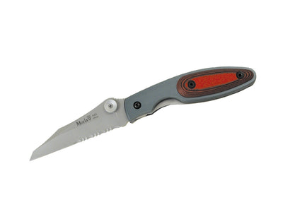 Muela Folding Aluminum / Red Micarta Combo KSC-7R