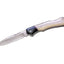 Muela Folding White Micarta Wooden Bolster VX-8B