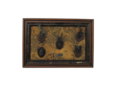 Muela Silverware Framework 5 Hunting Trophies cm 23x16