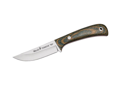 Muela Terrier Micarta Turquoise/Brown 9G