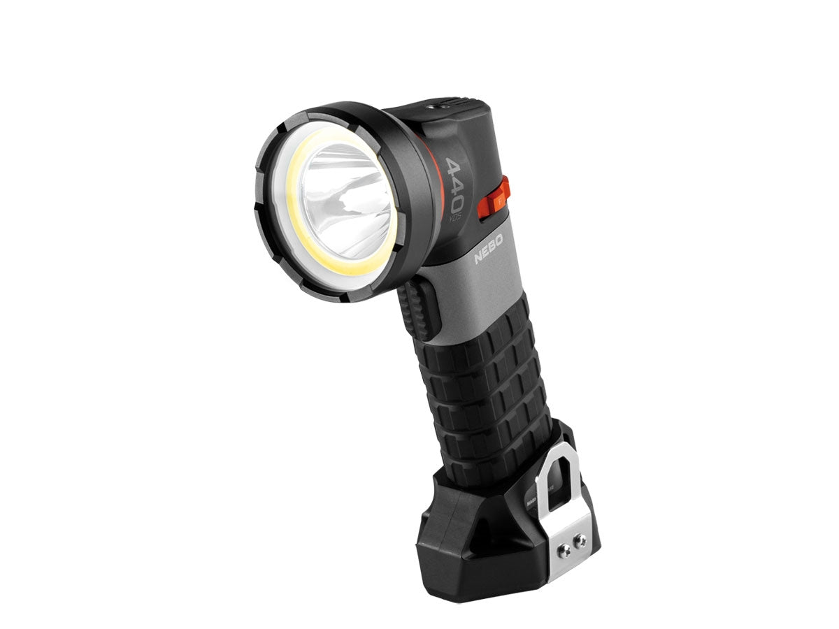 NEBO LUXTREME SL25R torcia spot e flood ricaricabile fascio 400m LED SPT-1004