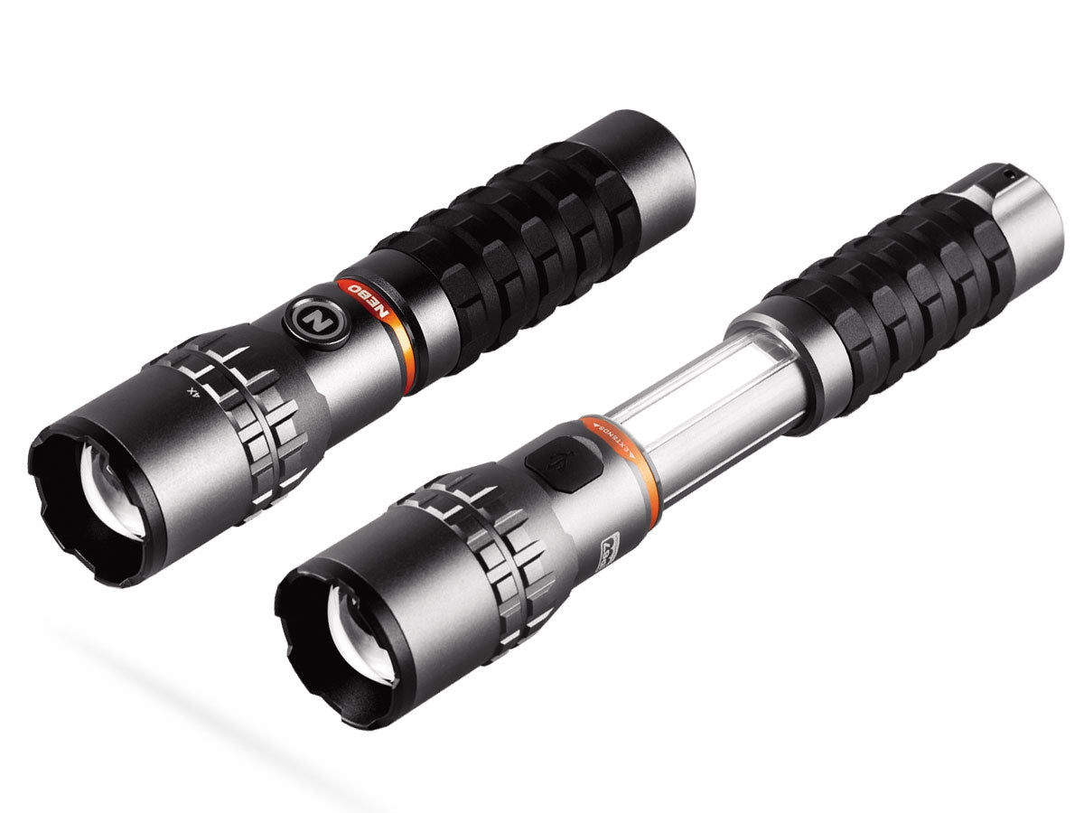 NEBO SLYDE KING 2K torcia ricaricabile USB-C 2000 lumen zoom 4x COB 500 lumen WLT-1003