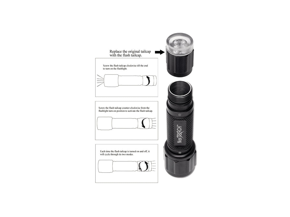 Nextorch Flash Tailcap Bianco (FTC) - foto 2