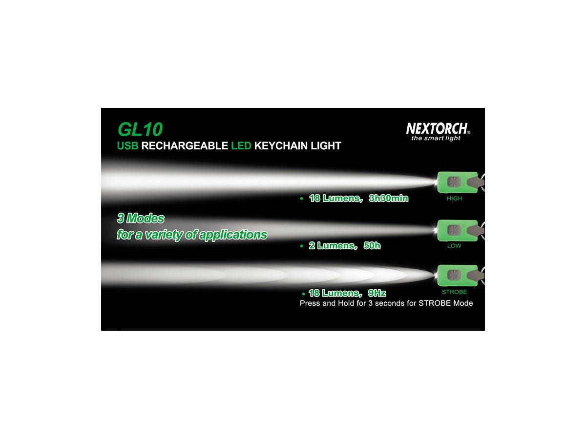 Nextorch GL10 Colori Assortiti Ricaricabile 18 Lumens Led - foto 3