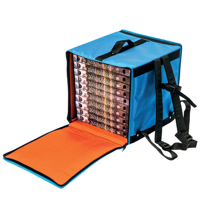 Gi.Metal Borsa Termica Zaino Pizza 36x36 cm H 40 Max 10 Cartoni