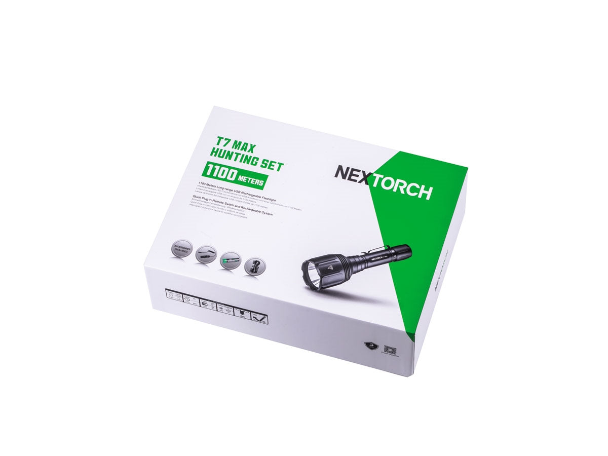 Nextorch Hunting Set T7 Max (1100 mt) Ricaricabile 1200 Lumens Led - foto 2