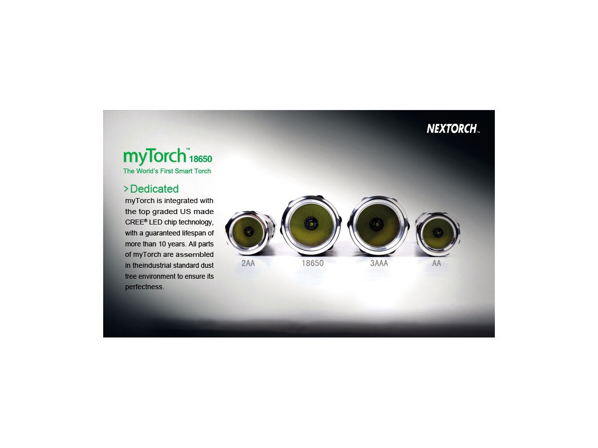 Nextorch myTorch 18650 Ricaricabile 200 Lumens Led - foto 3