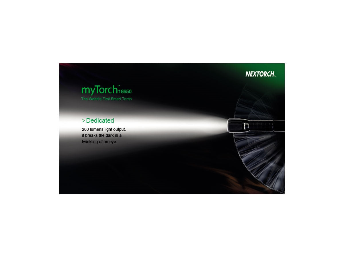 Nextorch myTorch 18650 Ricaricabile 200 Lumens Led - foto 4