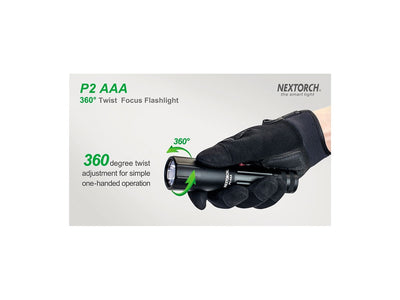 Nextorch P2 Aaa Twist Focus 320 Lumens Led - foto 2