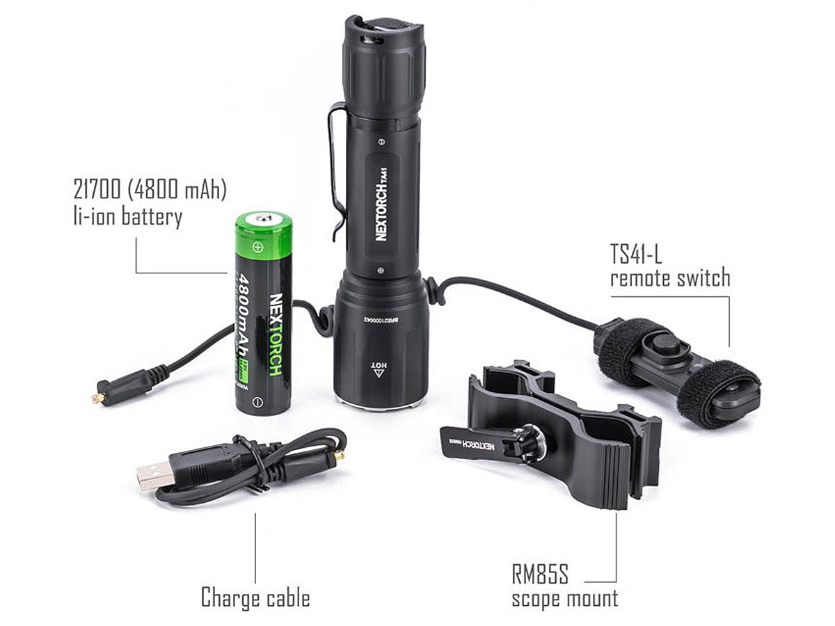 Nextorch Set TA41 Ricaricabile 2600 Lumens Led