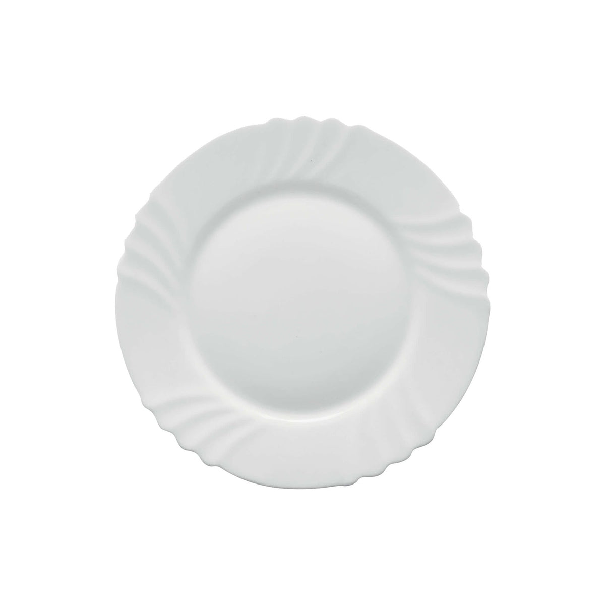 Ebro Piatto Frutta Vetro Bianco 20 cm 6 Pezzi