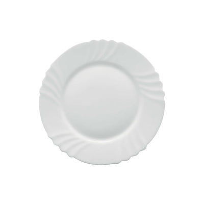 Ebro Piatto Frutta Vetro Bianco 20 cm 6 Pezzi