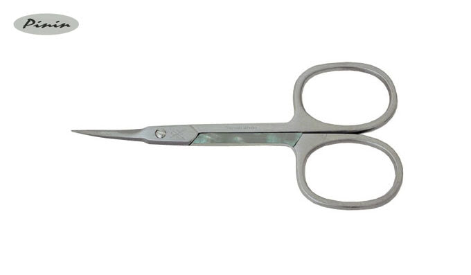 Pinin Forbici Pelli A Lancia Inox Curve De Luxe Madreperla 3,5"