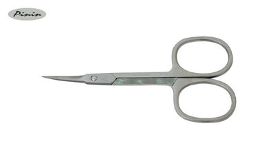 Pinin Forbici Pelli A Lancia Inox Curve De Luxe Madreperla 3,5"