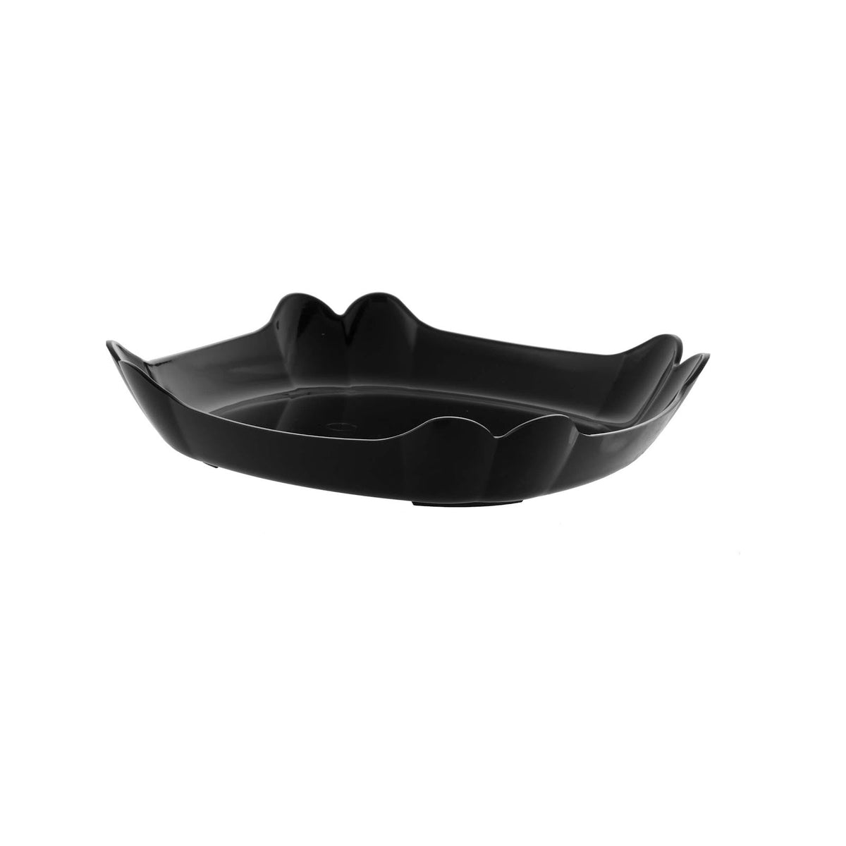 Coppa Buffet Quadrata in Policarbonato Nera 35x35 cm
