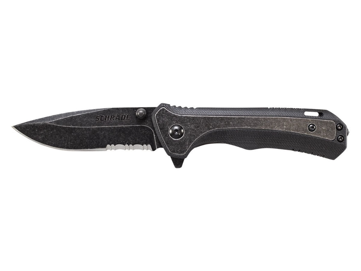 Schrade Folding 3.25 Drop Point Flipper SCH501S