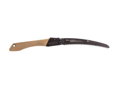 Sega pieghevole Silky Gomboy Curve Outback Edition 240mm lama rivestita nichel stagno nera