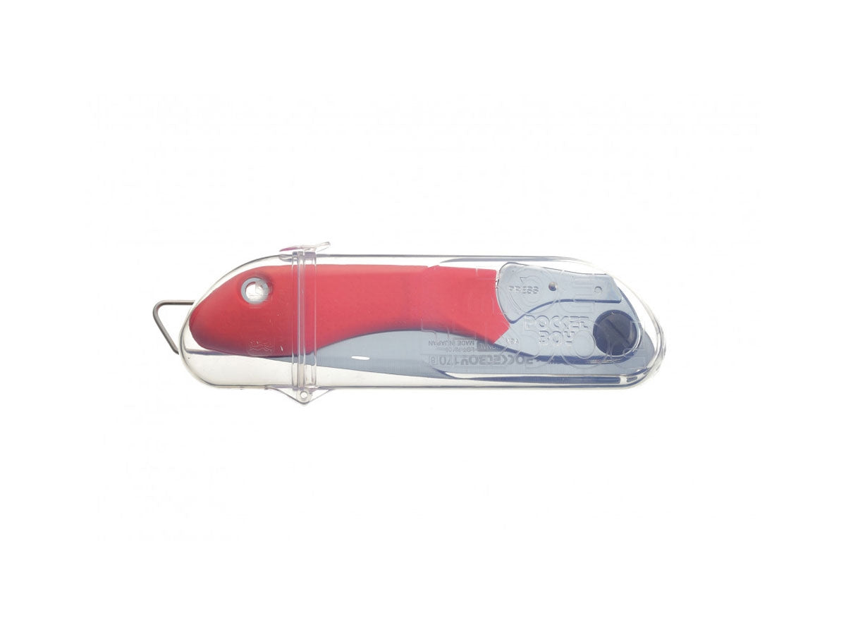 Silky Pocketboy 346-17 vista laterale lama aperta denti grandi