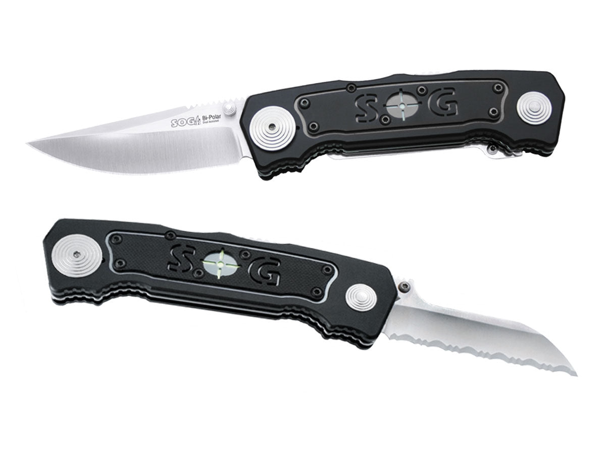 Sog Bi-Polar Satin Plain Blade & Serrated BP-3 - foto 2